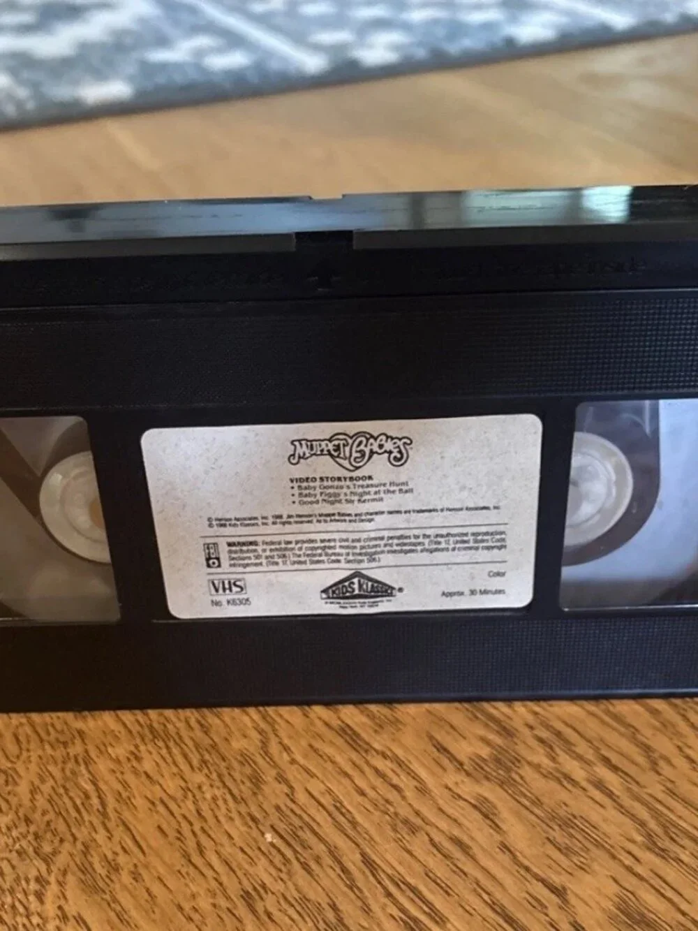 Muppet Babies Video Storybook Three Stories VHS 1988 Jim Henson.